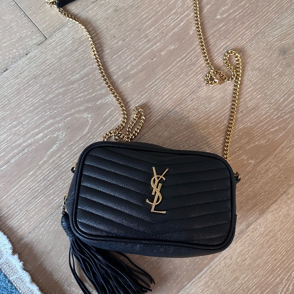 YSL Mini Lou Camera bag - BLACK - Picture 5 of 9